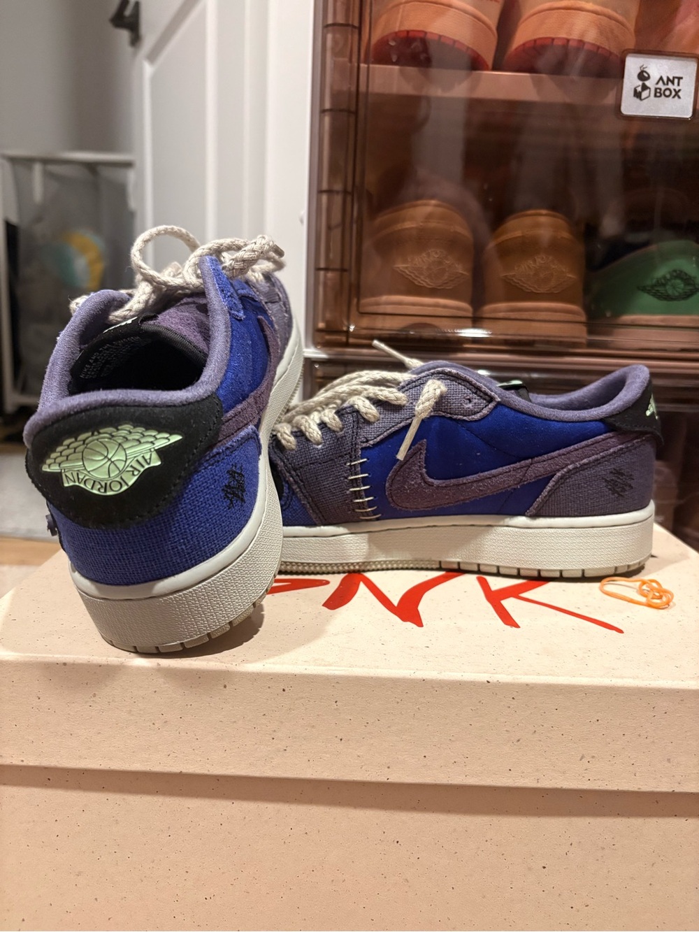 Nightmare before Christmas Jordan 1s Kids Low Black & Purple